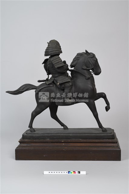 日本將軍著盔騎馬銅像藏品圖，第4張