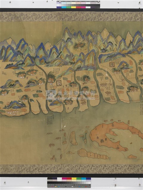 康熙臺灣輿圖(摹本)藏品圖，第14張