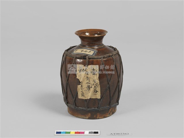 平口帶釉瓷壺藏品圖，第3張