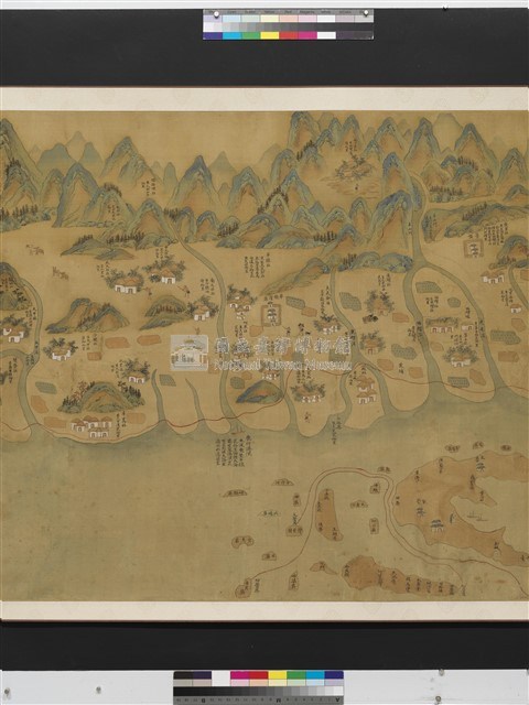康熙臺灣輿圖(摹本)藏品圖，第16張