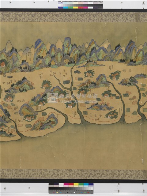 康熙臺灣輿圖(摹本)藏品圖，第16張