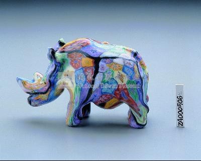 動物蠟燭(犀牛)藏品圖，第2張