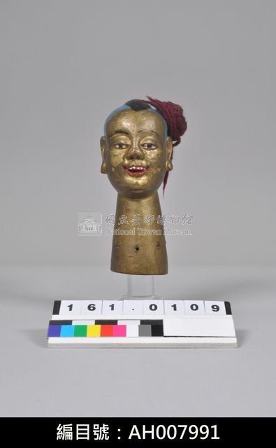 布袋戲偶頭-花童藏品圖，第1張