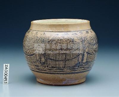 傳統浮雕陶盤藏品圖，第2張