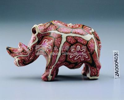 動物蠟燭(犀牛)藏品圖，第2張