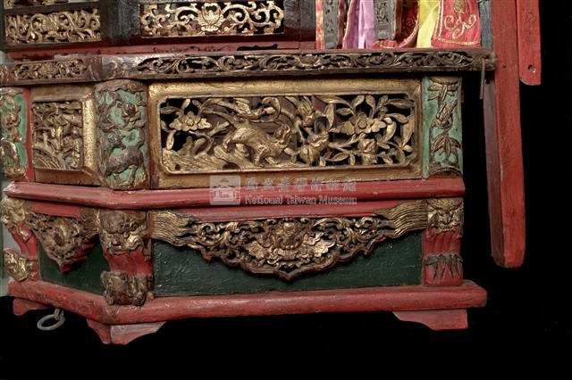 「金泉同」布袋戲團六角戲臺藏品圖，第18張