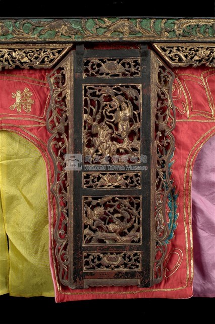 「金泉同」布袋戲團六角戲臺藏品圖，第16張
