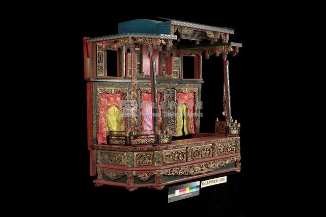 「金泉同」布袋戲團六角戲臺藏品圖，第4張