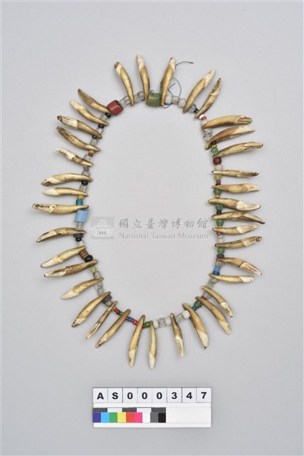 獸牙頸飾藏品圖，第3張