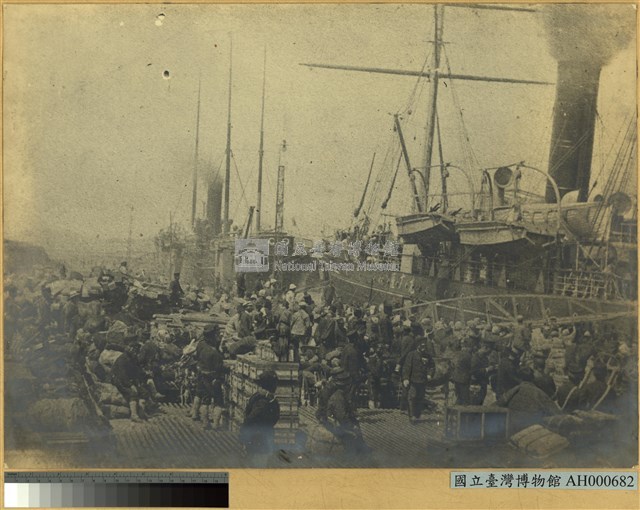 近衛師團由旅順出發攻台前之景藏品圖，第1張