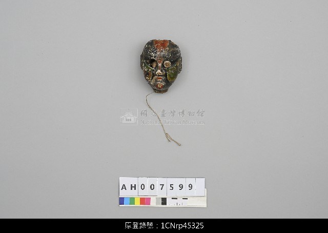 北京杖頭戲偶-花臉藏品圖，第1張