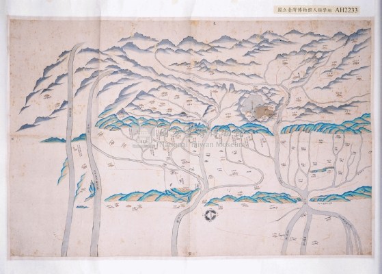 十八世紀中葉中部地區水利圳圖與近山隘簝藏品圖，第4張