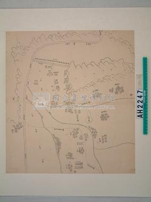 十八世紀中葉岸裡社周圍番社民庄河水圳隘寮藏品圖，第2張