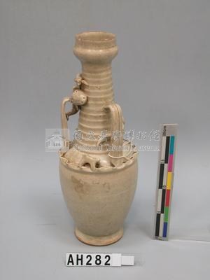 宋  青白瓷蟠獸長頸瓶藏品圖，第2張