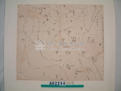 乾隆34年李長匠差所繪東勢角一帶形勢圖藏品圖，第2張