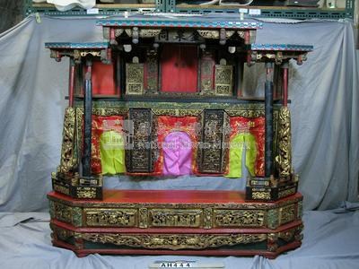 「金泉同」布袋戲團六角戲臺藏品圖，第1張