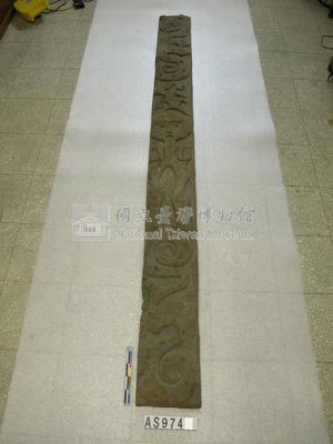 人形木雕門柱藏品圖，第4張