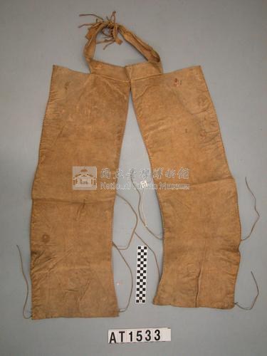 男子獸皮後敞褲藏品圖，第1張