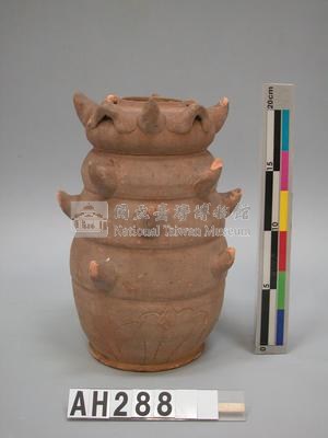 宋  四耳多角陶罐藏品圖，第1張
