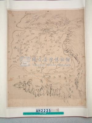 彰化縣聚落分佈圖(今台中盆地)藏品圖，第2張