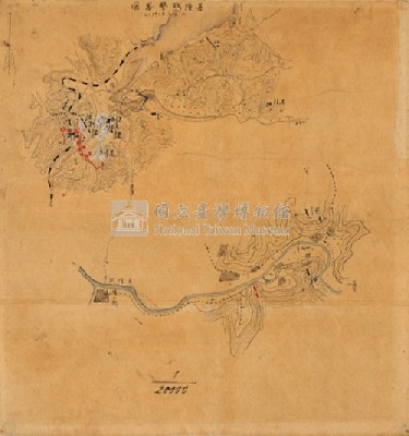 日軍進攻基隆路線圖藏品圖，第3張