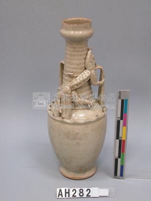 宋  青白瓷蟠獸長頸瓶藏品圖，第1張
