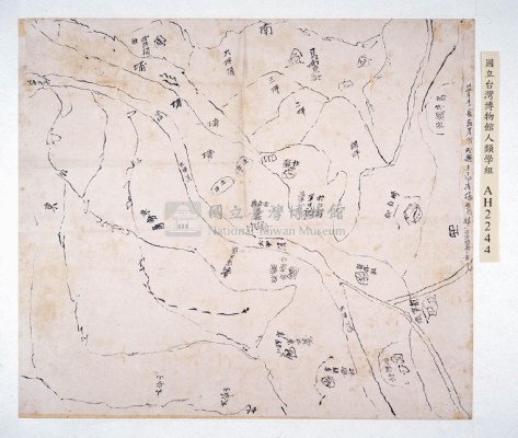 乾隆34年李長匠差所繪東勢角一帶形勢圖藏品圖，第3張