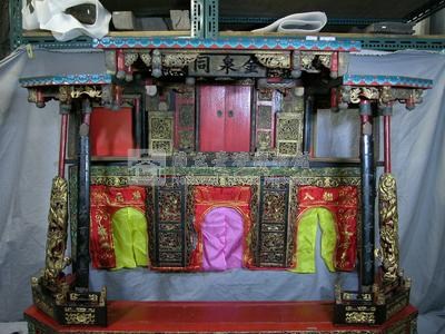 「金泉同」布袋戲團六角戲臺藏品圖，第24張