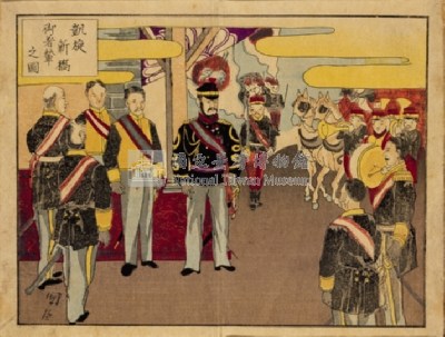 「日清大戰爭圖解」畫冊藏品圖，第20張