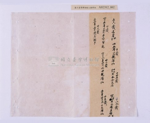 潘春文（？）衣服目錄藏品圖，第24張