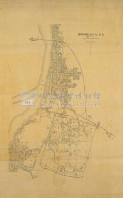 明治二十八年（1895）台北及大稻埕、艋舺略圖藏品圖，第7張