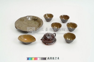 苗栗陶  蓮葉茶具組藏品圖，第1張