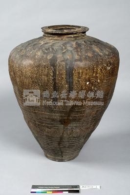 褐釉大口罐藏品圖，第1張