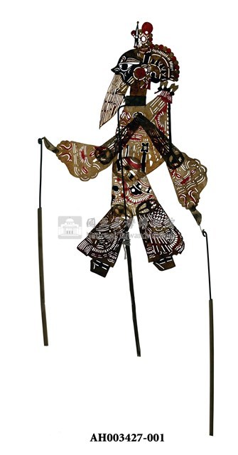 皮影戲偶—武淨藏品圖，第2張