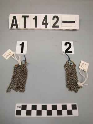 白銅鍊耳飾藏品圖，第2張