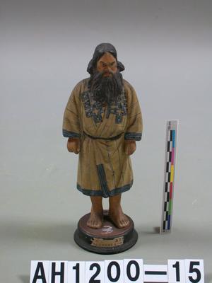 陶塑人種模型—蝦夷人（男性）藏品圖，第2張