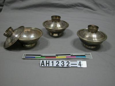 東宮殿下行啓紀念物銀蓋碗藏品圖，第5張