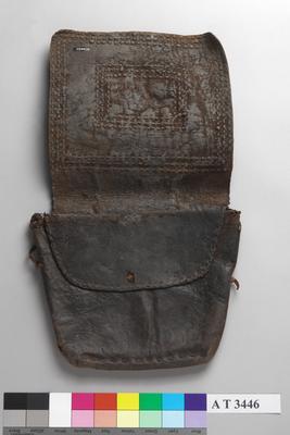 鹿皮男用背袋藏品圖，第8張