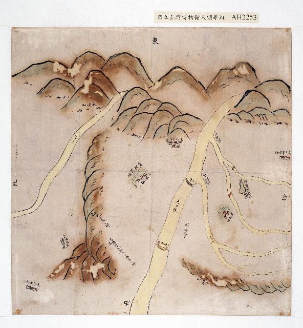 岸裡社北境交通圖藏品圖，第1張