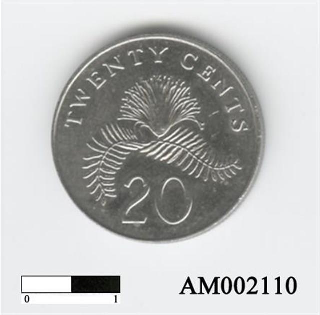 新加坡20分硬幣藏品圖，第3張