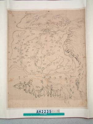 彰化縣聚落分佈圖(今台中盆地)藏品圖，第2張