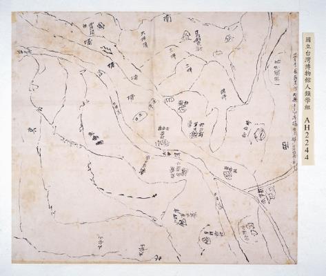 乾隆34年李長匠差所繪東勢角一帶形勢圖藏品圖，第3張