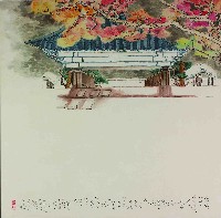 韓國寫生畫-魚水門藏品圖，第1張