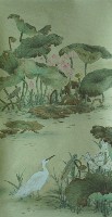 鷺鷥荷花(一)藏品圖，第1張