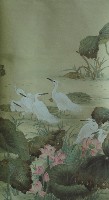 鷺鷥荷花(二)藏品圖，第1張