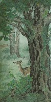 樹與鹿(二)藏品圖，第1張