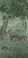 樹與鹿(三)藏品圖，第1張
