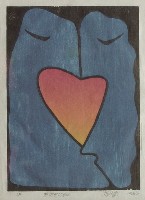 熱吻中的男女藏品圖，第1張