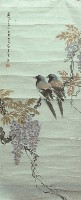紫滕雙鵲藏品圖，第1張