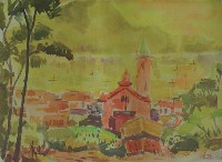 淡水夕照藏品圖，第1張